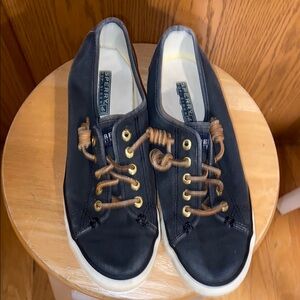 Sperry Black Canvas Sneakers